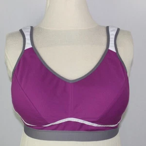 Sports Bra High Impact Support Plus Size 42DD Activewear Wire Free No Padding - Picture 1 of 4