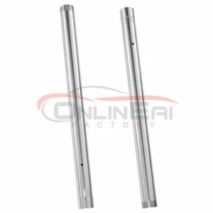 Front Shock Suspension Fork Tubes Inner Pipes For Honda VTX1800 2002-2008 Chrome - Bild 1 von 5