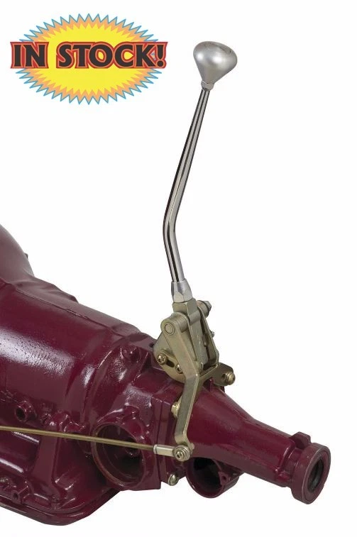 Lokar TM350DM - Palanca de cambios de 10" de montaje en cola para TH350 con perilla cepillada Foto 1 de 4