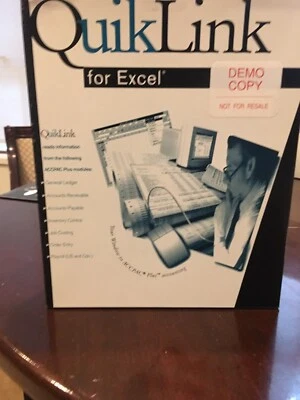 Accpac Plus Accounting—QuikLink For Excel + More. Opened But Never Used Nfr - Image 1 of 4