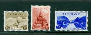 NORWAY #181-183 1938 JOLSTER IN SUNFORD SET MNH F-VF - Picture 1 of 2