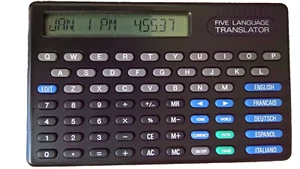 Micronta 63-683 5 Language Translator, Calculator, & Currency Converter - Tested - Picture 1 of 5