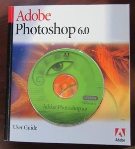 Adobe Photoshop 6.0 Book, Upgrade Application CD Disc  for Apple Mac Computers - Picture 1 of 1