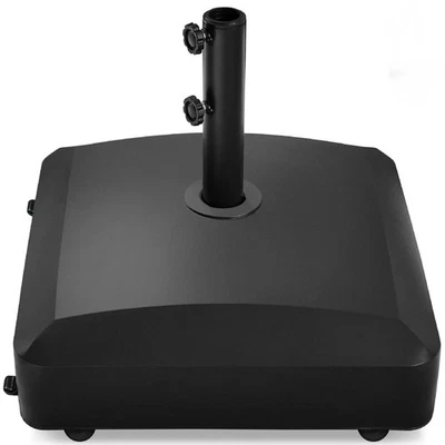 Base de paraguas rellenable BCP soporte de mercado de alta resistencia con 4 ruedas 2 cerraduras Foto 1 de 4