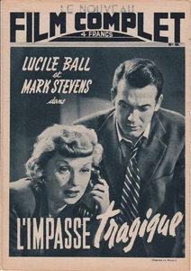 Nouveau Film Complet N° 86/1947 - L'Impasse Tragique, Lucille Ball Mark Stevens - Picture 1 of 1