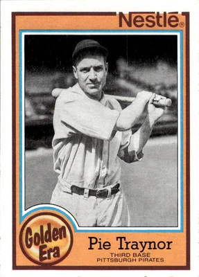 1987 Topps Nestle All Time Dream Team No3 Pie Traynor - Изображение 1 из 2