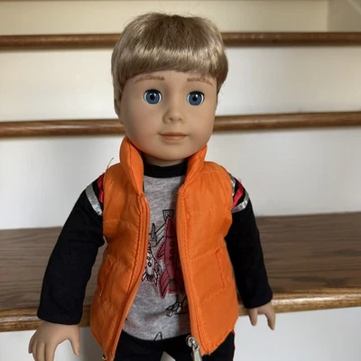 Retired American Girl 18" Boy Doll Truly Me 74 Blonde Hair, Blue Eyes - Image 1 of 4