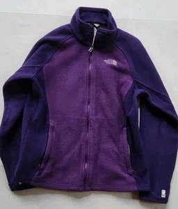 Womens Medium Two Toned Purple The North Face Full Zip Fleece Jacket  C2 - Picture 1 of 5