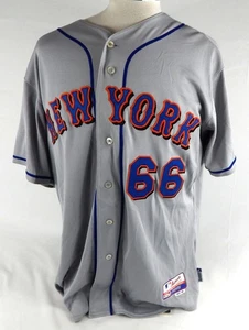 2010 New York Mets Mike Hessman #66 Game Issued Grey Jersey 50 874 - Bild 1 von 11