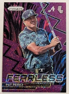 2024 PRIZM LIV GOLF #15 - PAT PEREZ - FEARLESS PURPLE PULSAR INSERT MINT - Bild 1 von 2