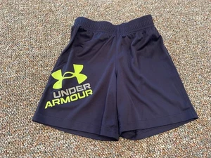 Under Armour Boys Navy Blue Shorts Size 5 - Picture 1 of 3