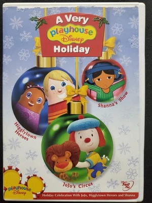 A Very Playhouse Disney Holiday DVD w/ Insert Higglytown Heroes JoJo's Circus - Immagine 1 di 3