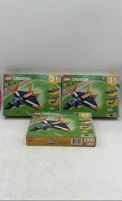 Lego 31126 Supersonic-Jet Creator 3-in-1 Jet Gebäude komplettes Set Menge 3 Box - Bild 1 von 4