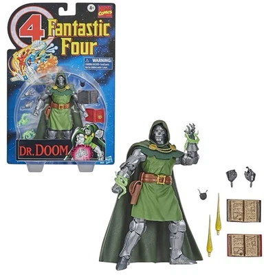 Marvel Fantastic Four Legends Retro Dr DOCTOR DOOM Serie Vintage Hasbro 6 pulgadas Foto 1 de 4