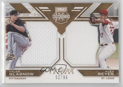 2016 Panini Elite Extra Edition Holo Gold /99 Tyler Glasnow Alex Reyes #FTSD-GR - Image 1 of 2