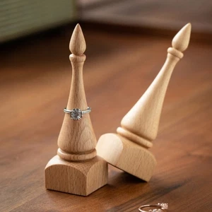 Sedile in legno piccolo espositore organizer amanti porta cono - Foto 1 di 12