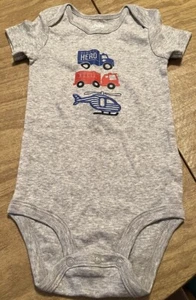 Carter’s Child Of Mine Mommy’s Hero Rescue 1 Piece Bodysuit Size 6-12 Mos. BNWOT - Picture 1 of 4