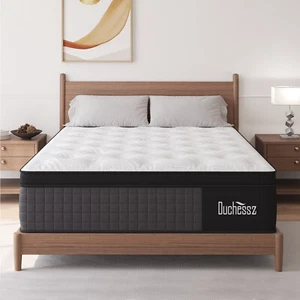 14" Twin Full Queen King Size Hybrid Mattress Innerspring Gel Memory Foam - Picture 1 of 13