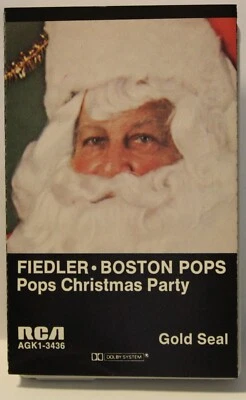 Arthur Fiedler, Boston Pops - Pops Christmas Party Cassette 1979 RCA Gold Seal  Foto 1 de 2