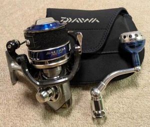 2010 Saltiga 5000H Daiwa Saltwater Spinning Reel big game w/pouch Used - Picture 1 of 14