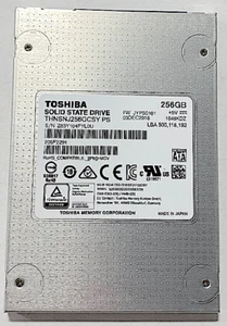 Toshiba HG6 THNSNJ256GCSY 256 GB SATA III 2.5 in SSD (4 pcs) - Picture 1 of 2