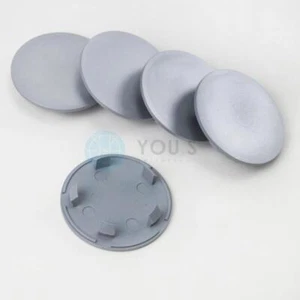 8 X Coprimozzo Copriruota 69,5 - 56,0 MM - Argento - Nuovo - Picture 1 of 3