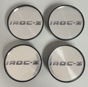 1988 1989 1990 Chevy Camaro IROC-Z Wheel Center Hub Cap IROCZ SET - Picture 1 of 5