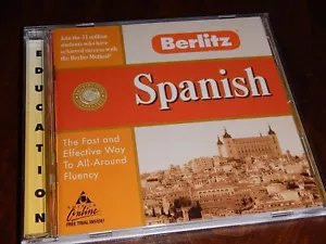 Berlitz Spanish (PC, 1998) Program Windows Effective way to Fluency - Picture 1 of 5