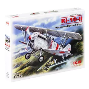 ICM 72311 Plastic model airplanes kit 1:72 Ki-10-II Japan army fighter-biplane - Picture 1 of 5