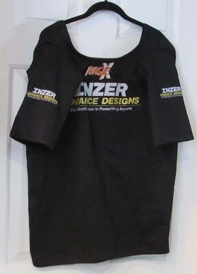 Inzer Rage X Bench Shirt 52 Black w/H.D. Collar option + 2" Scoop Neck (Used 1X) - Image 1 of 4