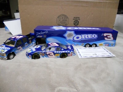 1/24 Brookfield Show Trailer set 2002 Earnhardt Jr. OREO - Image 1 of 3