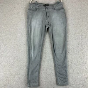 Levi Strauss & Co. Skinny Ankle Jeans Women's W33 L30 Gray Faded Mid Rise - Picture 1 of 10