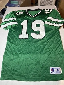 Vintage Keyshawn Johnson New York Jets Throwback Green Champion Jersey Size 44 - Picture 1 of 14