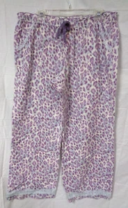 Pantalone pigiama Victoria's Secret con coulisse 100% cotone XL RN#70817 VIOLA VIOLA - Foto 1 di 8