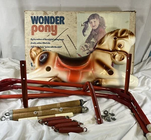 Wonder Pony Rocking Spring Wonder Horse 1970’s Vintage Rare Collector Red Spring - Picture 1 of 12