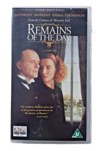 The Remains of the Day | Anthony Hopkins, Emma Thompson | VHS Video Cassette - Picture 1 of 6