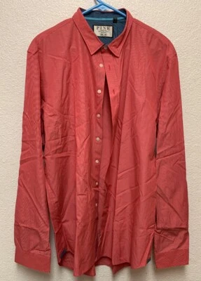 Thomas Red Jermyn Street London Classic French Cuff Mens Dress Shirt 3XL - Image 1 of 4