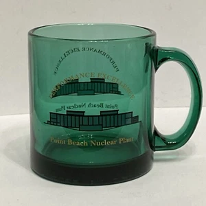 Performance Excellence Point Beach Nuclear Plant Clear Blue/Green Coffee Mug D4 - Picture 1 of 14