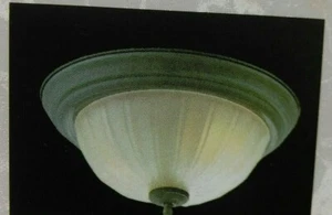15" GOLDEN LIGHTING  CEILING FLUSH MOUNT LIGHT  9217-15 VG, 3LIGHT (APTR2) - Picture 1 of 7