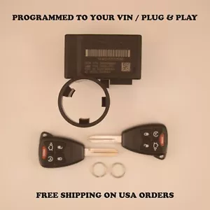 2005-2007 Jeep Grand Cherokee Immobilizer 05026189AH VIN Programmed Plug & Play - Picture 1 of 7