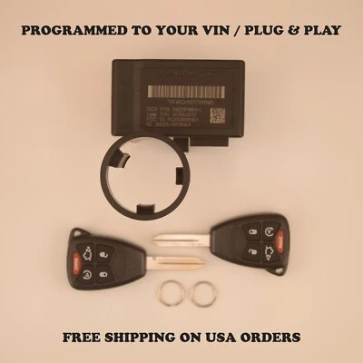 Jeep Grand Cherokee 2005-2007 inmovilizador 05026189AH VIN programado Plug & Play Foto 1 de 4