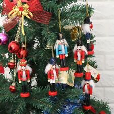 DIY Gifts Xmas Hanging Wood Soldier Wooden Ornaments Christmas Tree Decoration