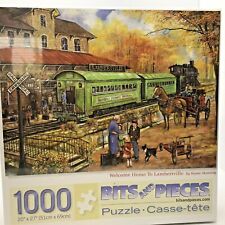 Bits And Pieces Puzzle WELCOME HOME TO LAMBERTVILLE 1000 Piece New Unopened Box