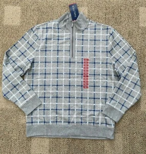 Nautica Mens 1/2 Zip Pullover Sweatshirt Top Grey Gray Heather Size XL K035S - Picture 1 of 2