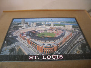White Mountain 550 piece puzzle, "St Louis Ballpark", complete as shown