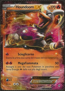 Pokemon HOUNDOOM EX 21/162 XY Break Through  Hundemon Italian It NM - Bild 1 von 2