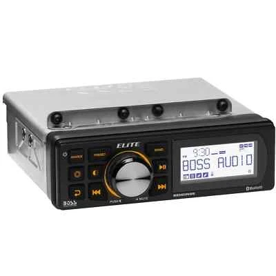 Boss Elite Direct Fit Harley 98-13 Bluetooth MP3 AM/FM Receiver 3" BEHDIN98