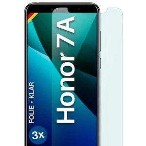 3x Schutzfolie für Huawei Honor 7A Displayschutz Handyfolie flexibel kein Glas - Zdjęcie 1 z 8