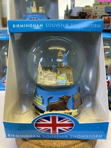Birmingham recuerdo globo de nieve famosos monumentos de la ciudad en caja de presentación - Imagen 1 de 13