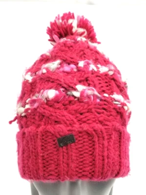 Gorro de invierno tejido Oakley rosa mezcla hilo talla única Foto 1 de 4